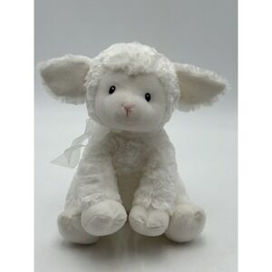 Baby Gund Little Blessing Lena Lamb Wind-up 10" Musical Plush Jesus Loves Me